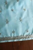 Chanderi Mukaish Badla Unstitched Chikankari Unisex Kurtas