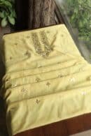 Chanderi Mukaish Badla Unstitched Chikankari Unisex Kurtas