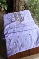 Chanderi Mukaish Badla Unstitched Chikankari Unisex Kurtas