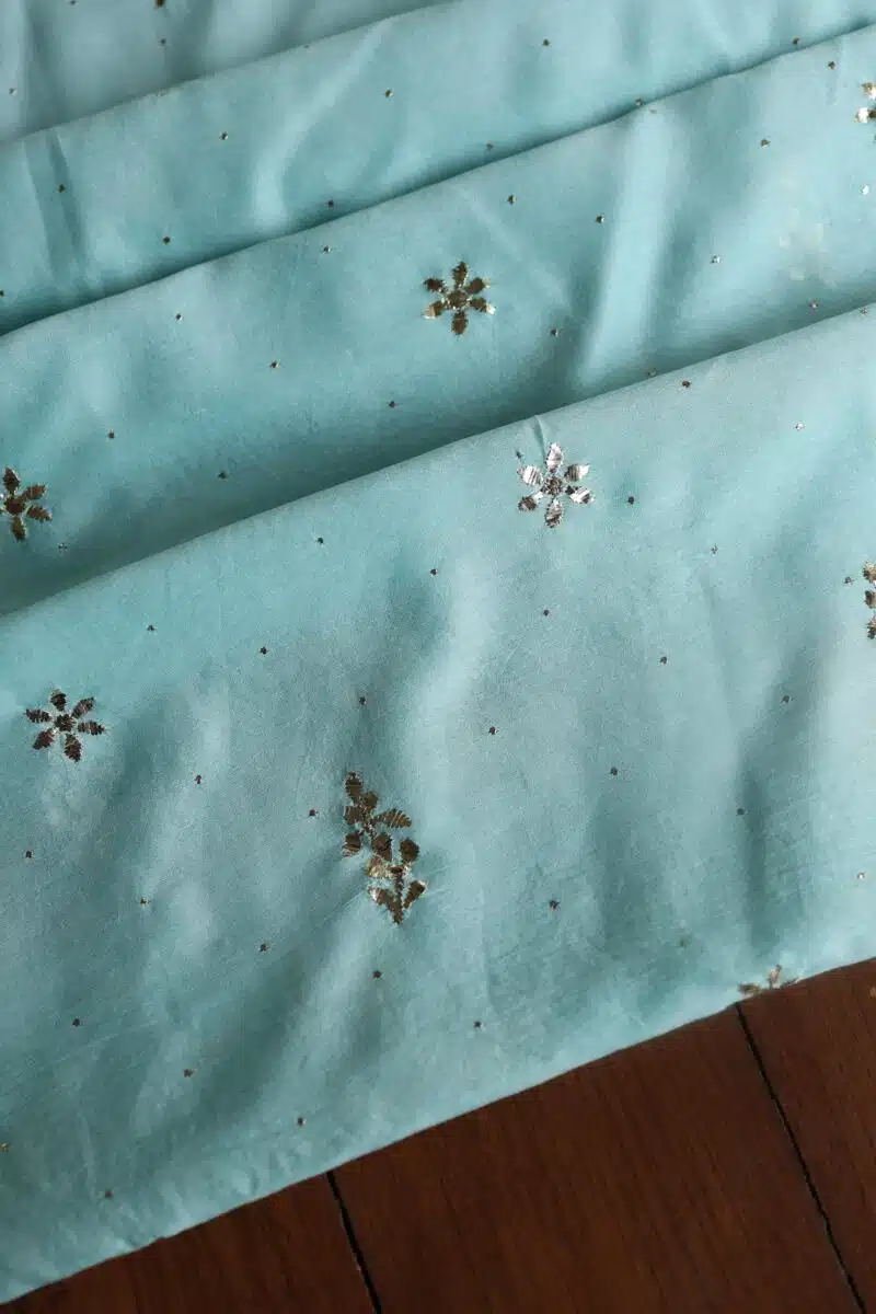 Chanderi Mukaish Badla Unstitched Chikankari Unisex Kurtas