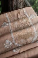 Beige Daraz Chanderi Chikankari Kurta Fabrics