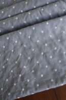 Grey Cotton Chikankari Unstitched Kurta Fabrics