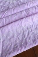 Lavender Cotton Chikankari Unstitched Kurta Fabrics
