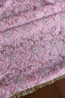 Lotus Pink Paper Tussar Ari Kasab Resham Chikankari Unstitched Kurta Dupatta Fabrics