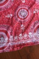 Magenta Muslin Chikankari Unstitched Kurta Fabrics