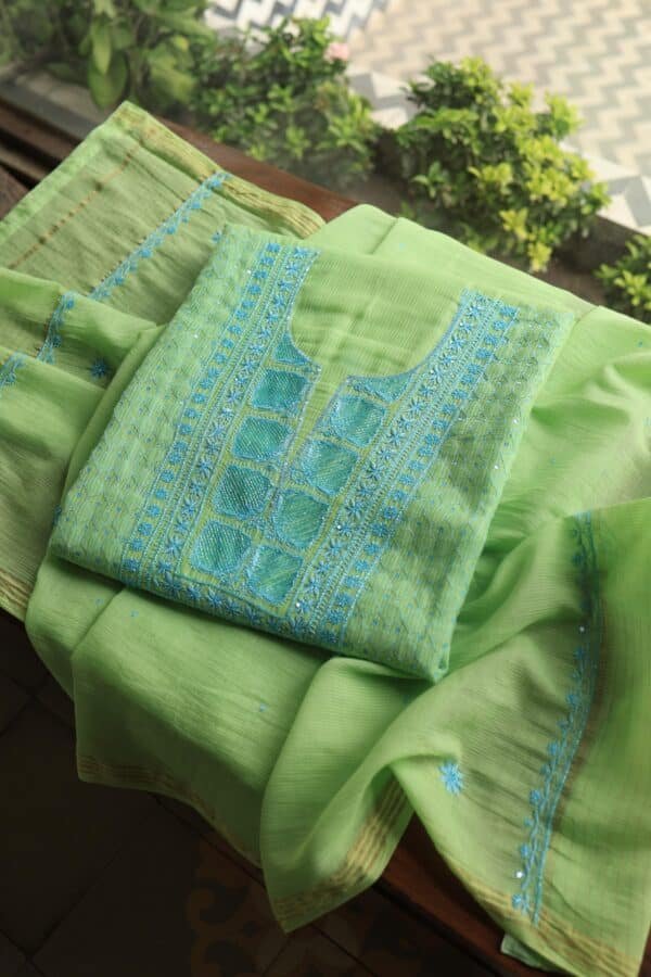 Mal Maheshwari Chikankari Unstitched Fabrics - Image 9