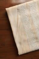 Malmal Chikankari Unstitched Men's Kurtas Fabrics