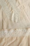 Malmal Chikankari Unstitched Men's Kurtas Fabrics