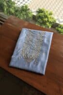 Chanderi Mukaish Badla Unstitched Chikankari Unisex Kurtas