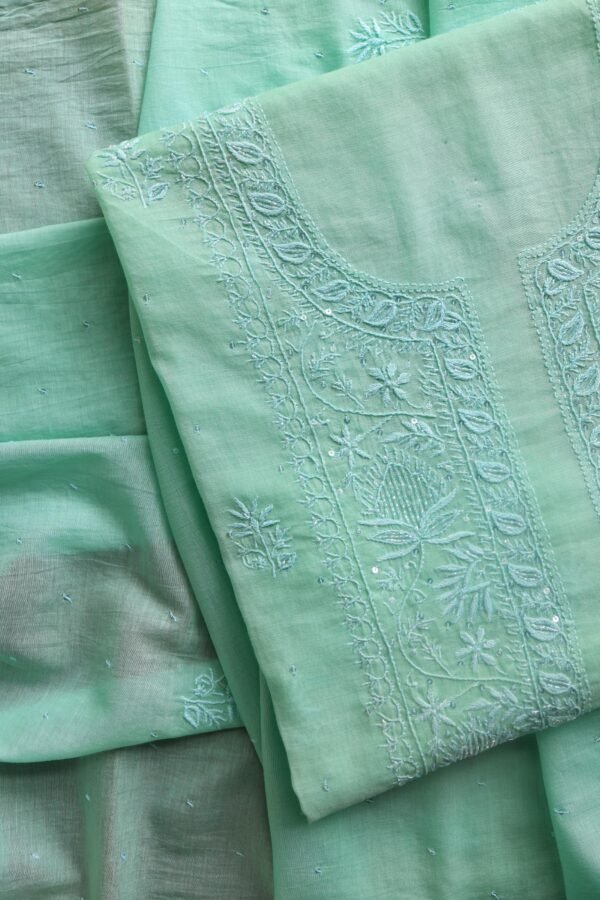 Malmals Pearl Work Chikankari Fabrics