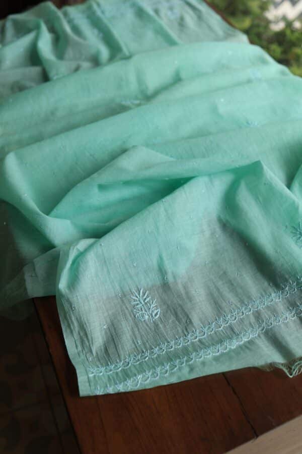 Malmals Pearl Work Chikankari Fabrics - Image 15
