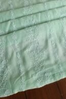 Malmals Pearl Work Fine Chikankari Unstitched Fabrics