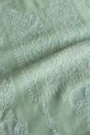 Malmals Pearl Work Fine Chikankari Unstitched Fabrics