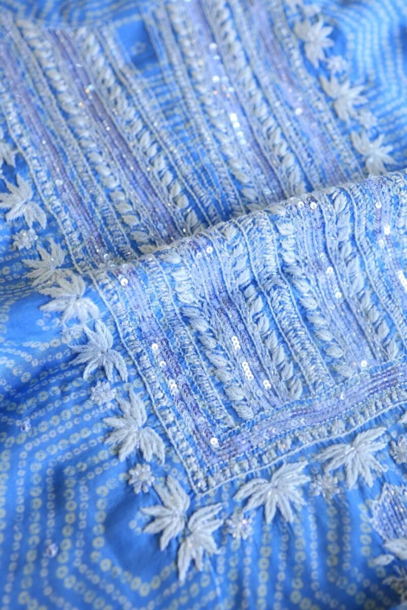 Muslin Chikankari Kurta Fabrics