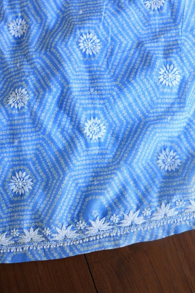 Muslin Chikankari Kurta Fabrics