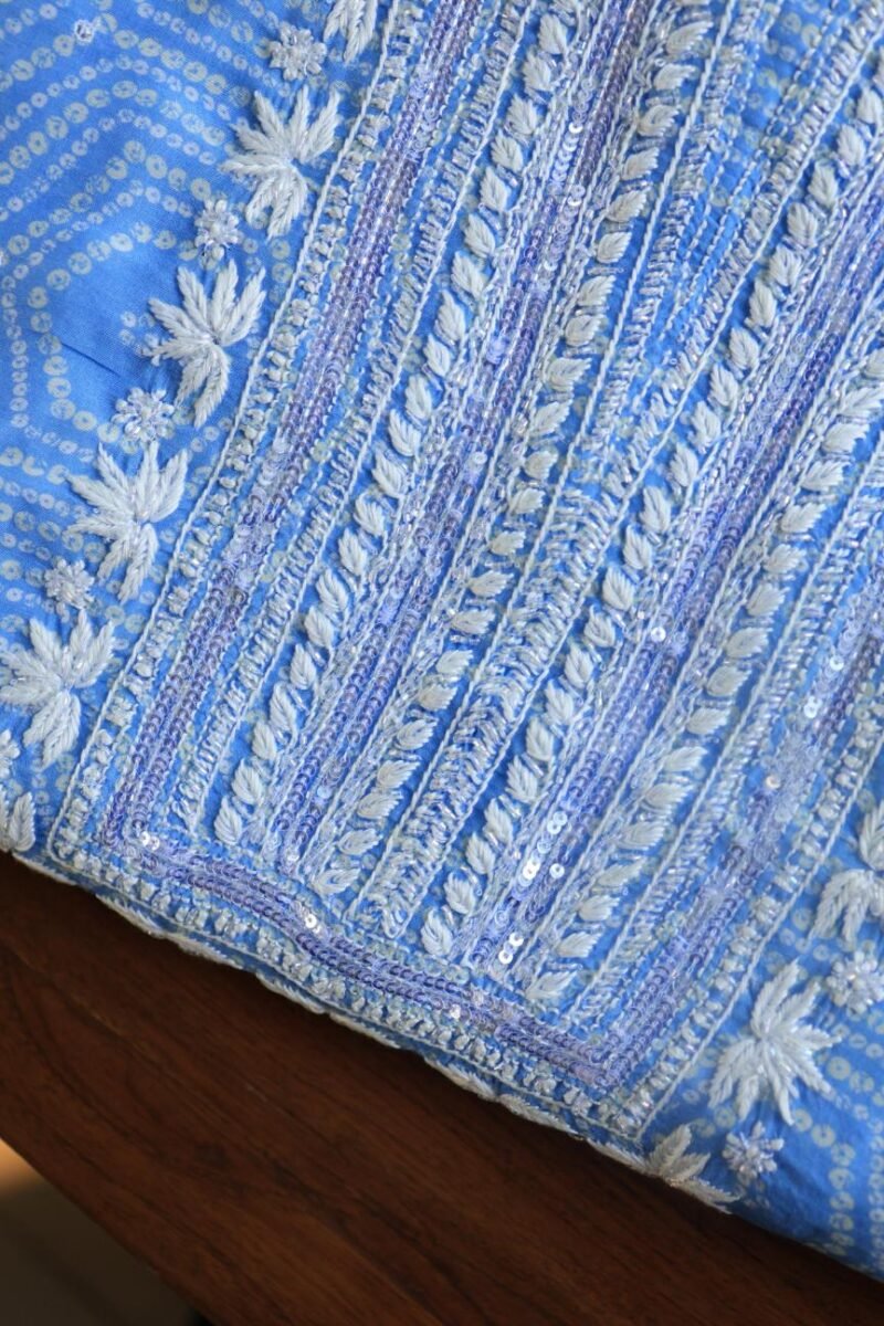Muslin Chikankari Kurta Fabrics