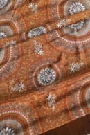 Mustard Muslin Chikankari Kurta Fabrics