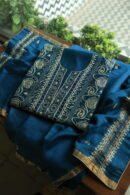 Roheen Moonga Silk Chikankari Unstitched Fabrics