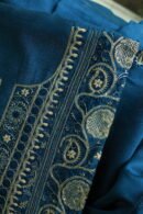 Roheen Moonga Silk Chikankari Unstitched Fabrics