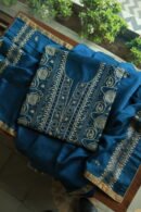 Roheen Moonga Silk Chikankari Unstitched Fabrics
