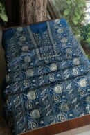 Roheen Moonga Silk Chikankari Unstitched Fabrics