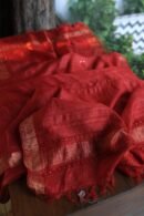 Roheen Tussar Silk Fine Chikankari Unstitched Fabrics