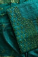Roheen Tussar Silk Fine Chikankari Unstitched Fabrics