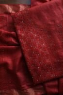 Roheen Tussar Silk Fine Chikankari Unstitched Fabrics