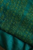 Roheen Tussar Silk Fine Chikankari Unstitched Fabrics