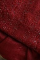 Roheen Tussar Silk Fine Chikankari Unstitched Fabrics