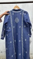 SICO Mal Chikankari Kurta With Mukaish Kamdani – Ready to Wear