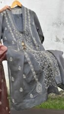 SICO Mal Chikankari Kurta With Mukaish Kamdani – Ready to Wear