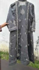 SICO Mal Chikankari Kurta With Mukaish Kamdani – Ready to Wear