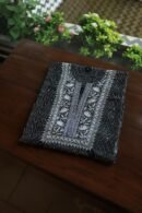 Black Muslin Chikankari Kurta Fabrics