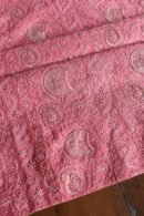 Dark Pink Maheshwari Chikankari Unstitched Fabric