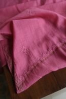 Dark Pink Mal Cotton Fine Chikankari With Kamdani Work Unstitched Fabric