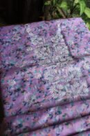 Floral Printed Kota Chikankari With Sequins Work Unstitched Kurta Dupatta Set