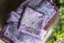 Floral Printed Kota Chikankari With Sequins Work Unstitched Kurta Dupatta Set