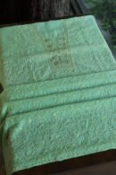 Green Mal Chanderi Silk Chikankari With Sequins Unstitched Kurta Dupatta Set
