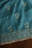 Green Handloom Kota Chikankari With Mirror Work Unstitched Kurta Dupatta Set