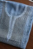 Grey Daraz Chanderi Chikankari Kurta Fabrics