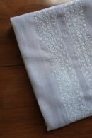 Grey Malmal Chikankari Unstitched Men's Kurtas Fabrics