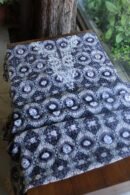 Grey & White Soft Cotton Printed Unstitched Kurta Dupatta Set with Chikankari & Sequin Work