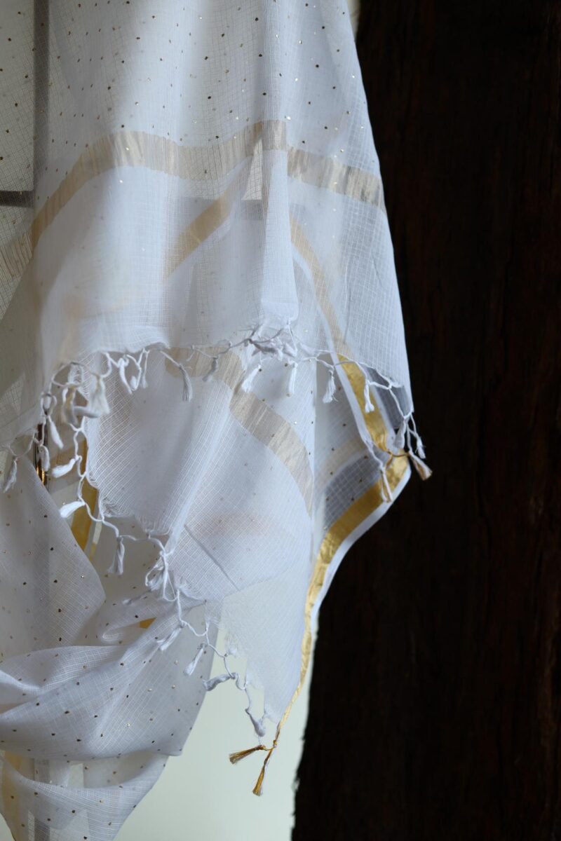 Kota Mukaish Kamdani Dupatta With Tissue Border