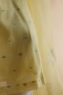Lemon Yellow Jamdani X Chikankari Ready To Wear Kurta Dupatta Set