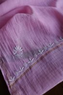 Mal Cotton Fine Chikankari With Kamdani Work Unstitched Fabric