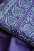 Mal Cotton Fine Chikankari With Kamdani Work Unstitched Fabric