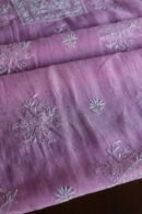 Mal Cotton Fine Chikankari With Kamdani Work Unstitched Fabric