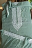 Malmal Chikankari Unstitched Men's Kurtas Fabrics