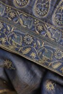 Mist Blue Roheen Tissue Silk Chikankari Fabrics